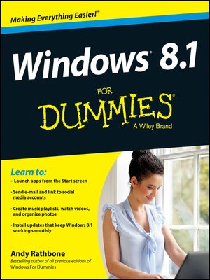 cover image of Windows 8.1 For Dummies